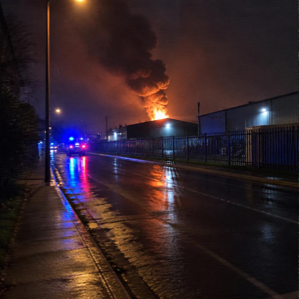 Image d'exemple : « Grosse explosion ce soir à Port-Belin : les habitants évacués ! »